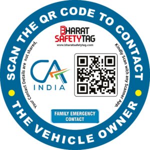 Bharat Safety ProfessioNal Sticker (bike/car)